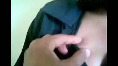 Indian porn mms of Lady security guard first time fucked by supervisor