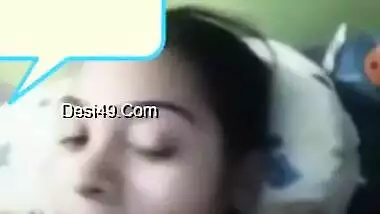 Today Exclusive- Cute Desi Girl Showing Her Boobs And Pussy On Video Call Part 1
