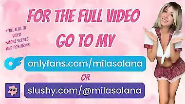 Teasing him with my feet and making him CUM all over my ASS