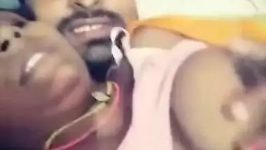 Indian uncovers her full XXX tits for sex partner who touches them