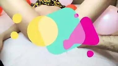 indian Desi Girlfriend got hot massage and Pussy Fingering for Relax with co-worker on valentine day