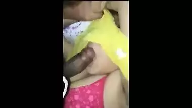 XXX Desi babe poses naked on camera and then man has oral sex with her