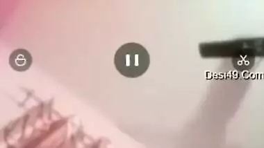 Nude Desi MILF with chubby body making XXX video for online fans