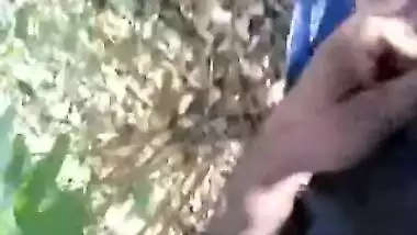 South Indian Aunty's BIG Boobs, young Girl BJ at outdoor