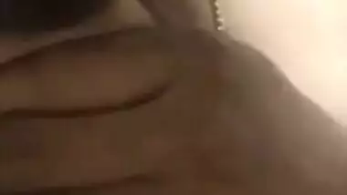 Desi lady has sexy nipples that she can reach with tongue in XXX video