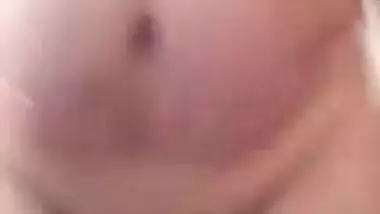 Horny wife nude show on live cam for her secret lover