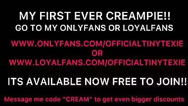 TINY TEXIE SUCKS AND GETS FUCKED WITH A BUTT PLUG IN AND THEN FILLED UP WITH A CREAMPIE