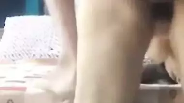 Desi chick and man make MMS clip of their XXX sex in standing doggy