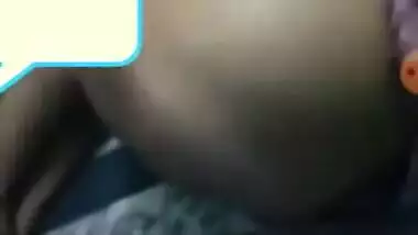 Today Exclusive- Cute Desi Girl Showing Her Boobs And Pussy On Video Call Part 2