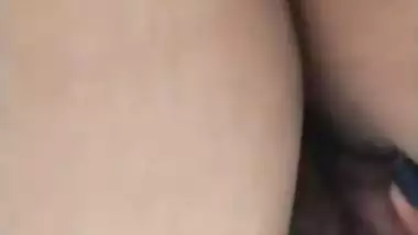 Hot Indian Girl playing with her nude body in public for her friends