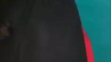 Husband is out of town so shameless Desi MILF makes XXX show with boobs