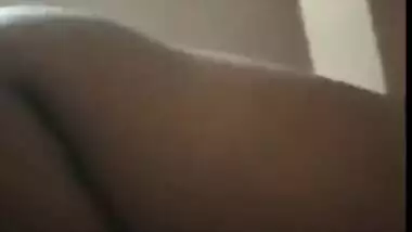 Desi man captures on cam XXX blowjob given by his fatty Desi wife