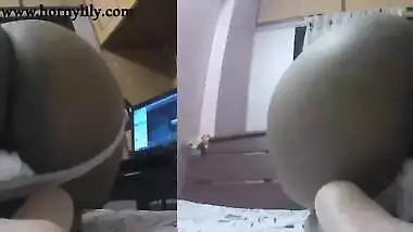 Indian Bhabhi Shaking Her Big Ass Asking Her Fans To Fuck Her Hard In Doggystyle