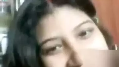 Chubby desi married aunt boobs and tits show in video call by lover guy