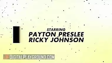 DigitalPlayground - Busty Payton Preslee Rubs Her Wet Pussy Before Ricky Johnson Gives Her His Bbc