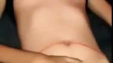 Sexy Desi XXX girl sucking dick and gets her hairy pussy fingered MMS