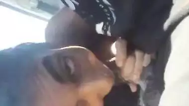 Claire fucks Vance's Big Black Cock with her mouth on a long ride