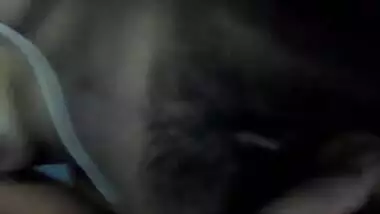 Indian woman exposes her tiny XXX bobbies and turns camera to sex womb