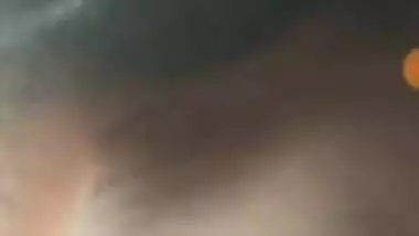 horny bangla girl showing her boobs and pussy fingering on video cal