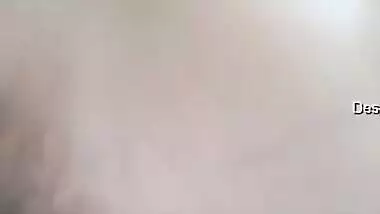 Self-isolated lover is lucky to see Desi girl's tits thanks to video call