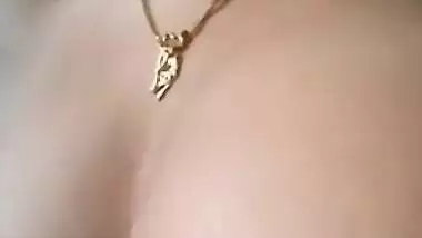 Pretty Desi minx plays with own natural XXX tits for BF's pleasure