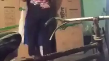 Peeping Tom makes XXX vid of Desi college girl fucking her professor