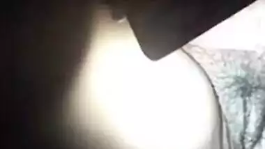 Desi woman flaunts her XXX body parts by lantern light for sex partner