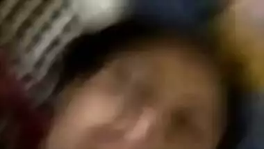 Enticing Indian doesn't know how to react when cameraman films her