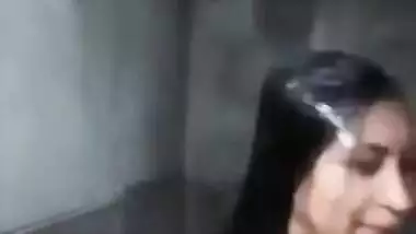 After party Desi whore comes home and goes to the impromptu shower