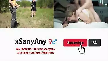 A Day In The Life Of An Hindi Exhibitionist And A Stranger. Busty Passer-by Gets A Mouthful Of Cum Today. Xsanyany