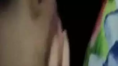 Indian model in black outfit shows off her XXX titties on phone camera