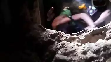 Boy spies through XXX hole on Desi neighbor who washes body after sex