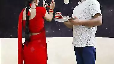 Karva Chauth Special: Newly Married Priya Had First Karva Chauth Sex And Had Blowjob Under The Sky With Clear Hindi