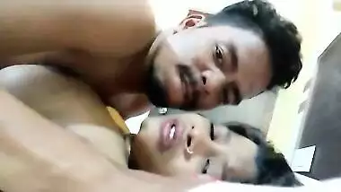 Desi girl enjoy XXX sized dick during MMS sex footage with boyfriend