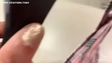 Viva Athena In Naughty Hot Asian Teen Rides Dildo In Public Changing Room