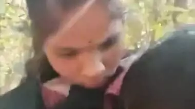 Desi Village Couple Outdoor boobs sucking