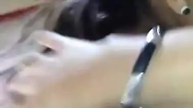 Hot & Sexy Paki Girlfriend Boob Press in White Salwar wid Audio