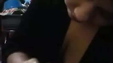 Sri Lankan Beautiful Office Girl with Sexy Eyes Giving a Sloppy Handjob to Her BF