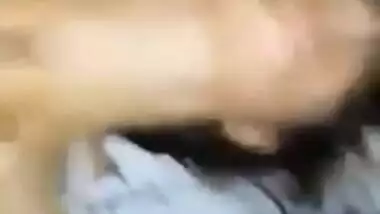 Horny Indian XXX girl tasting her boyfriend’s big dick on cam MMS