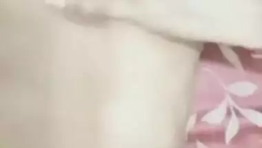 Slim Desi babe gets nude and XXX teases with her cute shaved pussy