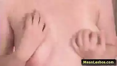 Hot and Mean Lesbian - My Stepdaughter's Titties with Elektra Rose & India Summer 03