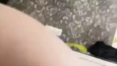 POV dick sucking video of hot boobs showing horny girl