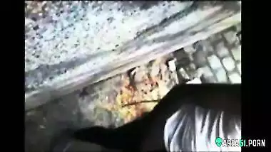 Small college girl caugt by three guys and they outdoor anal fuck. Desi mms