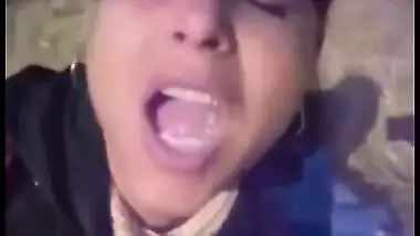 Bhabhi gives her spouse a worthy oral-stimulation and swallows his cum