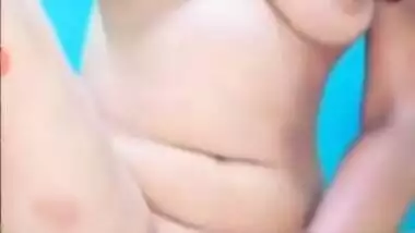 Today Exclusive- Sexy Figure Desi Girl Showing Her Nude Body On Video Call Part 2