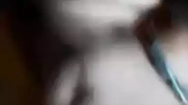 XXX porn lover fingers her own pussy in the homemade Desi clip MMS