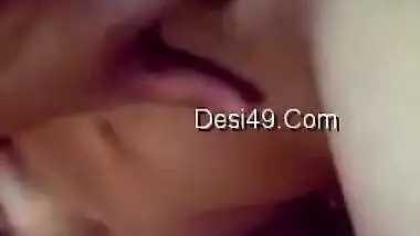 Cute Desi gal shows XXX assets and even has quick solo sex in bed