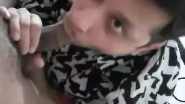 A Dhaka guy sucks his friend’s dick in a gay sex video