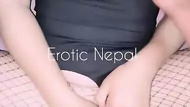 Chick From Back - Thick From Front - My Nepali Bitch Rubbing Herself And Cumming - Nepali Sex Tape