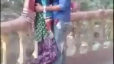 Indian cheating wife kissing stranger man on the street, mms sex video